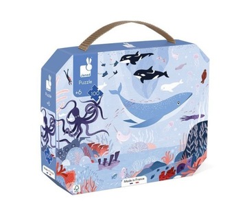 Puzzle w walizce JANOD Ocean Arktyczny 100el 6+