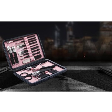 ПРОФЕССИОНАЛЬНЫЙ НАБОР ДЛЯ ПЕДИКЮРА |МАНИКЮР|18 ИНСТРУМЕНТОВ ДЛЯ УХОДА ЗА НОГТЯМИ