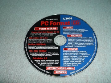PC FORMAT 4 / 2008 - Журнальный диск - CD