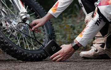 UNIWERSALNY MINI KOMPRESOR HOTO POMPKA DO OPON SAMOCHODOWA ROWEROWA 10.8V