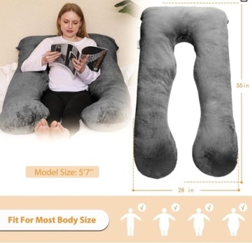 U-ОБРАЗНАЯ ПОДУШКА ДЛЯ БЕРЕМЕННОСТИ ДЛЯ КОРМЛЕНИЯ И СНА