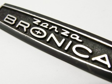 БРОНИКА S2/S2A: шильдик Zenza Bronica UNIKAT!
