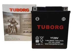 Akumulator motocyklowy Tuborg YTZ8V YTX7L 7.4Ah 120A ZAMIENNIK YUASA XMAX