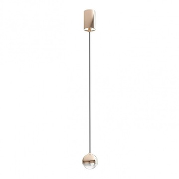 Lampa wisząca BOLICINA GOLD LED złoty zwis łezka
