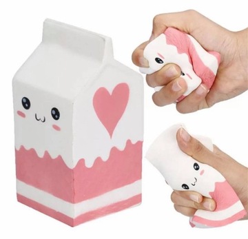 GNIOTEK ANTYSTRESOWY SQUISHY MLEKO JUMBO ZABAWKA PIANKOWA DLA DZIECI