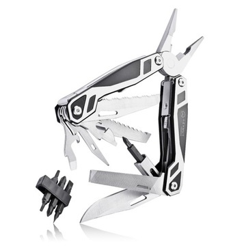 Multitool AZYMUT Trohon 12 narzędzi 8 bitów kabura