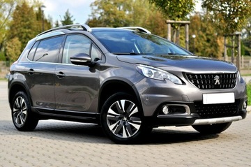 Peugeot 2008 I SUV Facelifting 1.2 PureTech 110KM 2016 Peugeot 2008 1,2 Benzyna 110Km Ledy Skóra Navi, zdjęcie 12