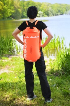 Надувной спасательный круг для плавания, сухой карман, рюкзак Majestic Sport.