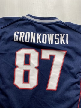 ОРИГИНАЛЬНАЯ ФУТБОЛКА NIKE New England Rob Gronkowski NFL для ребенка 5-6 лет