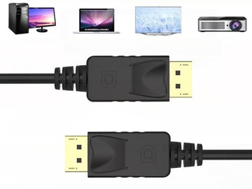 КАБЕЛЬ DP 1,4 ВИДЕО АУДИО DISPLAYPORT DISPLAYPORT 8K 4K 2K 1,5 м