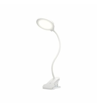 Lampka biurkowa LED Nilsen KIM Biała z klipsem