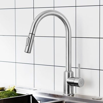 Смеситель для кухни Смеситель для мойки С ВЫДВИЖНЫМ ИЗЛИКОМ 40см