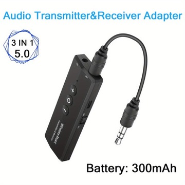 Adapter bezprzewodowy 3 w 1 BT5.0 TV Komputer Bezprzewodowy odbiornik