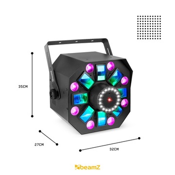 MultiBox LED Derby PAR Лазерный стробоскоп DMX-прожектор