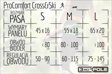 КОМФОРТНЫЙ НАбедренный ремень Caniccross с 3-мя полюсами