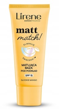 BAZA POD MAKIJAŻ MATUJĄCA Z EKSTRAKTEM ZE SŁODKIEGO MANGO SPF15 LIRENE