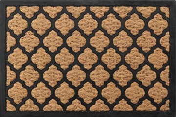 КОКОСОВЫЙ КОВРИК ПЕРЕД ДОМОМ ПОД ОБУВЬЮ И ДВЕРЬЮ, РЕЗИНА