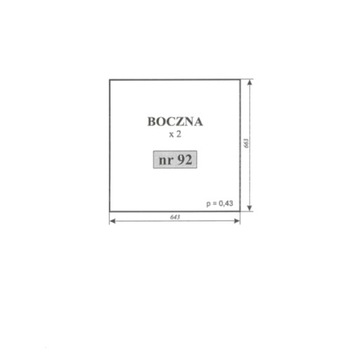 szyba boczna URSUS C-330 CHOJNÓW II