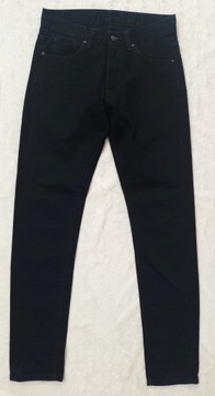 spodnie jeans męskie CARHARTT VICIOUS PANT 27/32 czarne