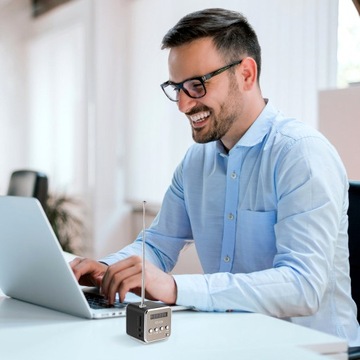 Беспроводная Bluetooth-колонка с портативным радио КУХОННОЕ РАДИО РЕТРО USB