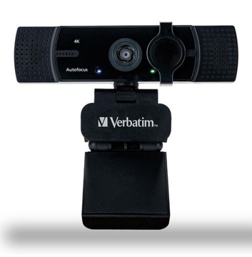 Kamera internetowa Verbatim AWC-03 4K UHD USB 2.0 z podwójnym mikrofonem cz