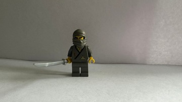 LEGO NINJAGO FIGURKA NINJA-GRAY cas049 UNIKAT