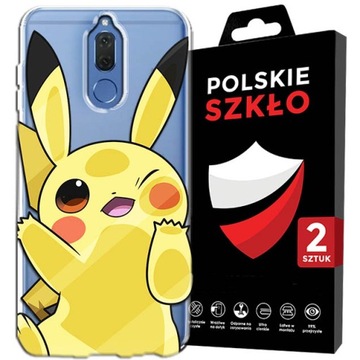 PIĘKNE ETUI DO HUAWEI MATE 10 LITE WZORY + SZKŁO