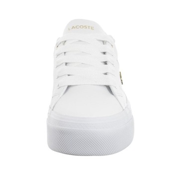 Buty Sneakersy Damskie Lacoste Ziane Platform 124 2 Cfa Białe