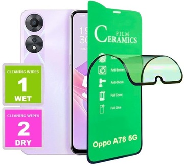 ELASTYCZNE SZKŁO CERAMICZNE 3D SZKŁO HYBRYDOWE do Oppo A78 5G