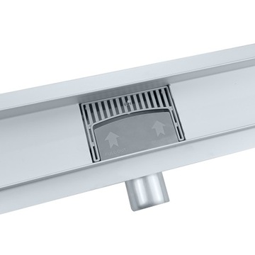 Vettä 2in1 Linear Drain 70 см с низким сифоном 52 мм высокой полосы пропускания