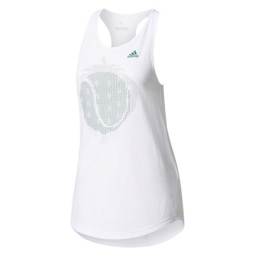 Top damski Adidas Tennis Graphic Tank CE7418