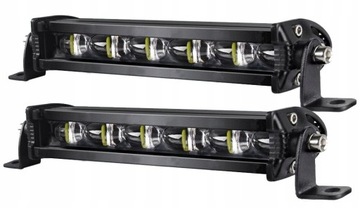 Zestaw 2x Halogen lampa robocza BAR LED 18W 10-30V