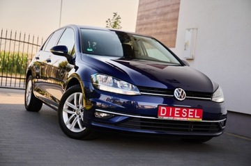 Volkswagen Golf VII Hatchback 3d Facelifting 1.6 TDI-CR DPF BMT 115KM 2019 VW GOLF VII 1.6 diesel 115KM Navi DVD led Alu16 zarejestrowany w Polsce