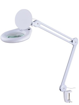 LAMPA LED Z LUPĄ 8 W 5 DIOPTRII BIURKOWA MOCOWANA