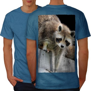 KOSZULKA Racoon Photo Wild Animal T Shirt