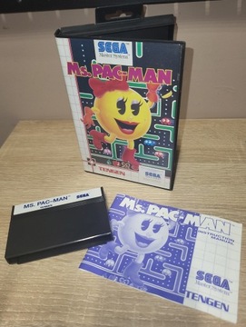 MS. PAC-MAN - SEGA MASTER SYSTEM SMS KOMPLET
