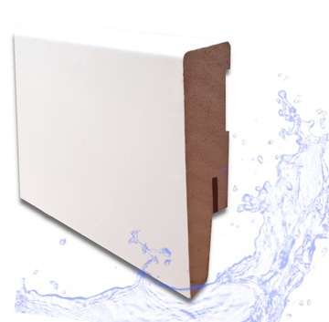 80 FORMATD НАПОЛЬНАЯ ПЛАНКА МДФ, БЕЛАЯ, 19мм