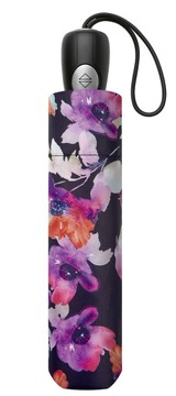 Parasolka damska Pierre Cardin automat wiatroodporna Reve Floral black