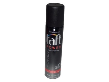 Taft Schwarzkopf Lakier czarny do włosów bardzo mocny 75ml