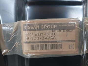 NISSAN NOTE II E12 2012- DVEŘE PRAVÉ PŘEDNÍ NOVÉ ORIG.
