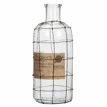 WAZON W KSZTAŁCIE BUTELKI styl retro wys. 32cm