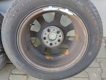 KOLA PNEUMATIKY LETNÍ RÁFKY HLINÍK 16 BMW E60 6762000 ET20 5X120 225/55ZR16