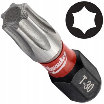 Bit udarowy Milwaukee TORX TX30, 25 mm 1 szt. Shockwave