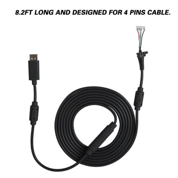 USB 4-контактный кабель геймпада, сменный отрывной кабель
