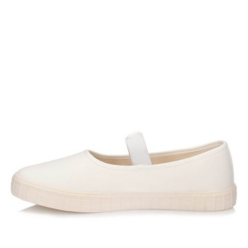 КРОССОВКИ ЖЕНСКИЕ, МАТЕРИАЛ SLIP-ON BIG STAR NN274601, БЕЛЫЙ 39