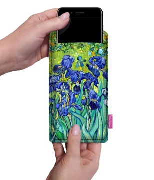 Etui na smartfon BERTONI z filcu Irises 10 x 17,5 cm