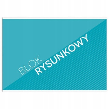 Blok rysunkowy BIAŁY A4 10 kartek