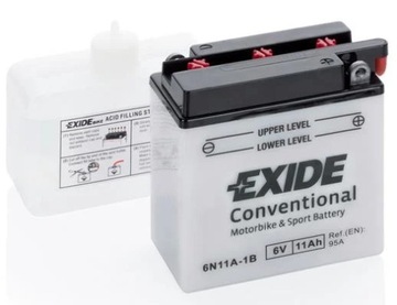 Akumulator Exide Conventional 6V 11AH 95A(EN) R+