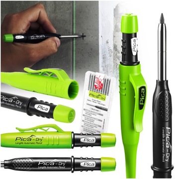 OŁÓWEK STOLARSKI Automatyczny Znacznik PICA Dry GRAFIT 2,8mm + WKŁADY 10szt