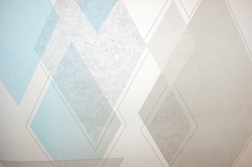 TAPETA GEOMETRYCZNY WZÓR WINYLOWA NA FLIZELINIE